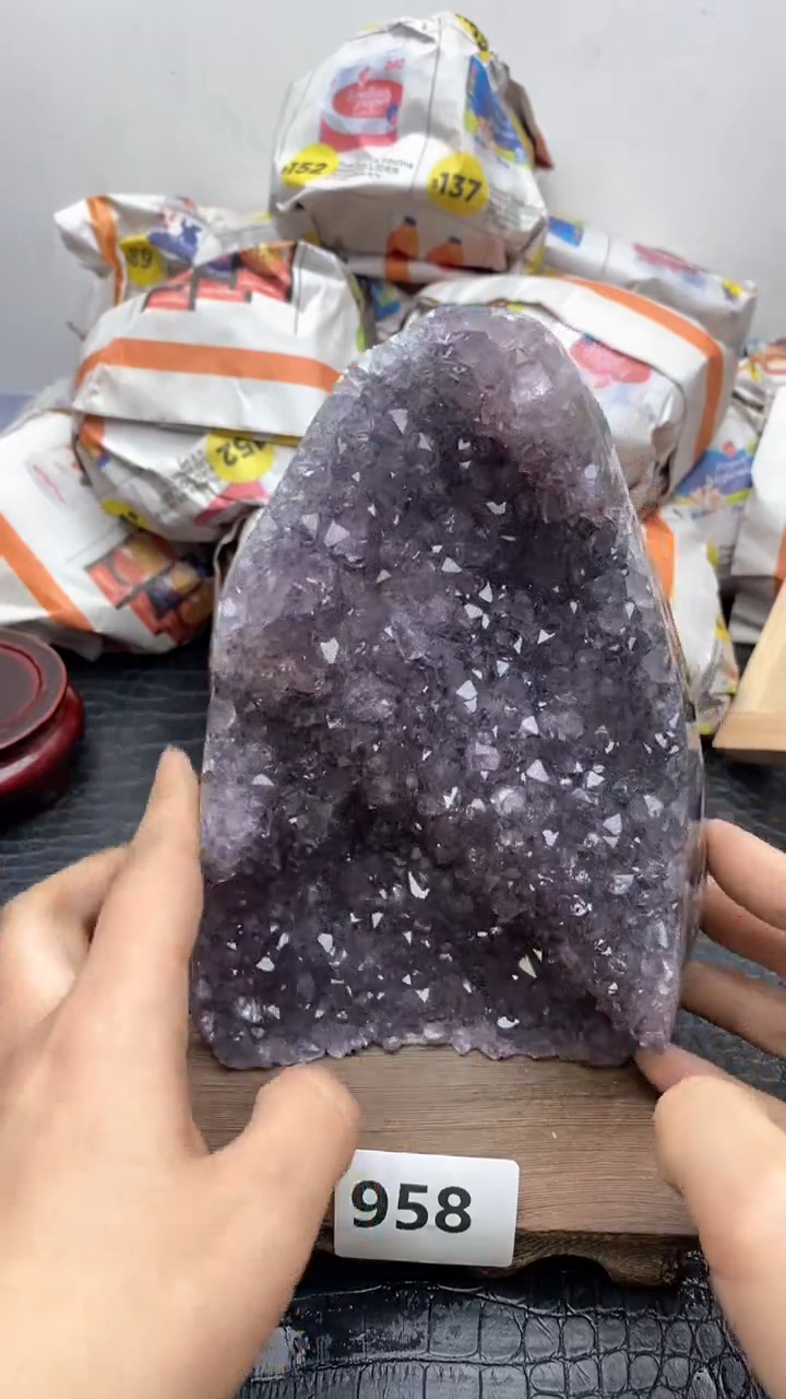 【闪购商品】紫晶1未镶嵌958号摆件