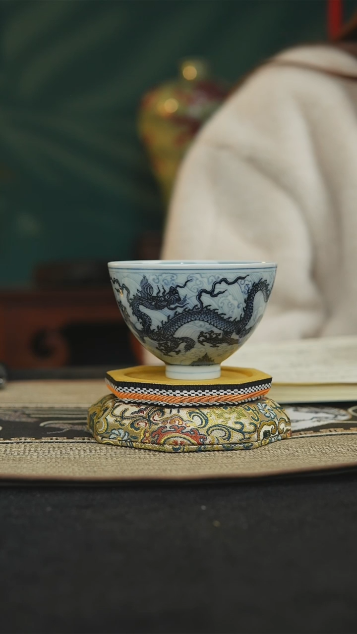 【闪购商品】全海水纹鸡心杯杯