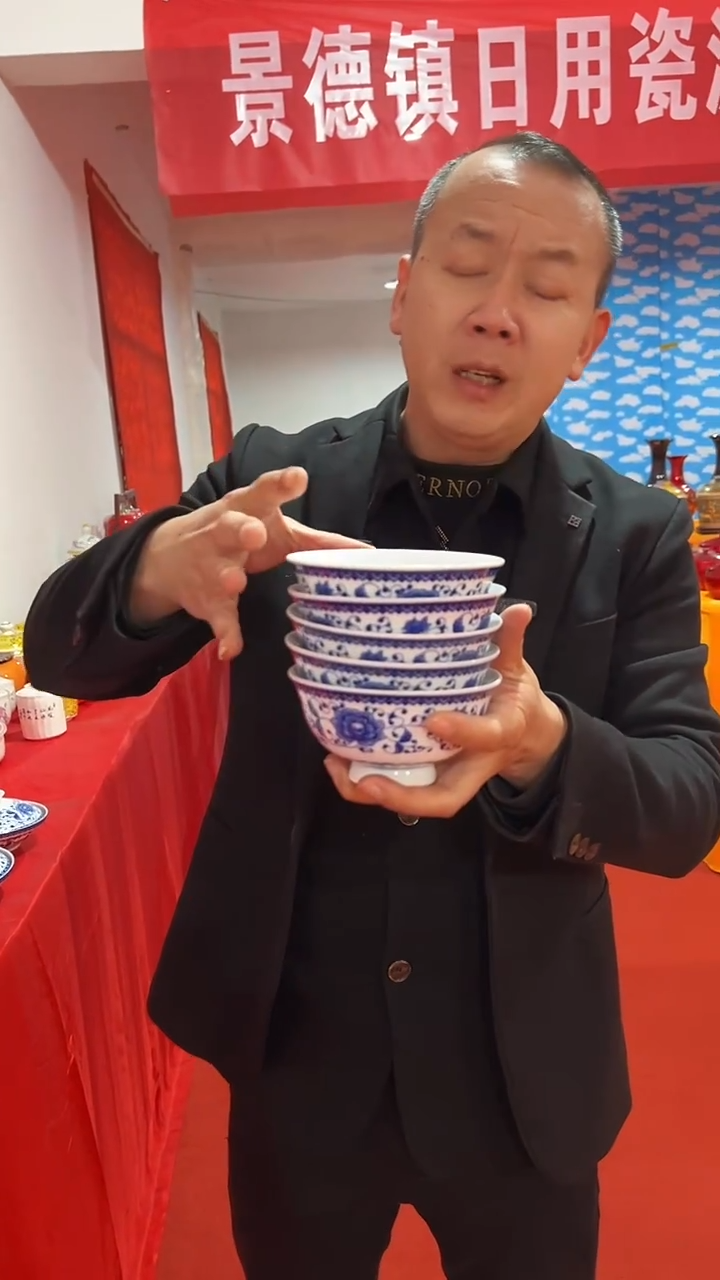 景德镇陶瓷5个碗