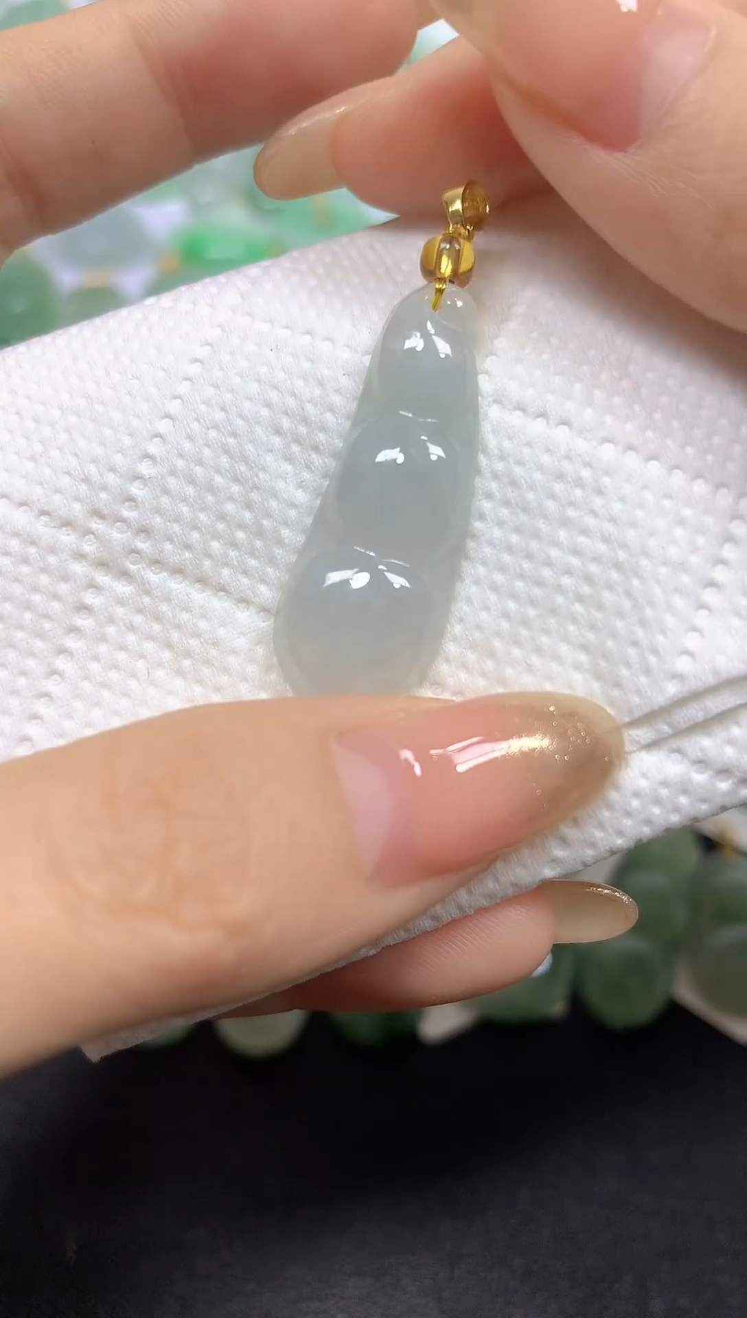 颈饰未镶嵌翡翠A货