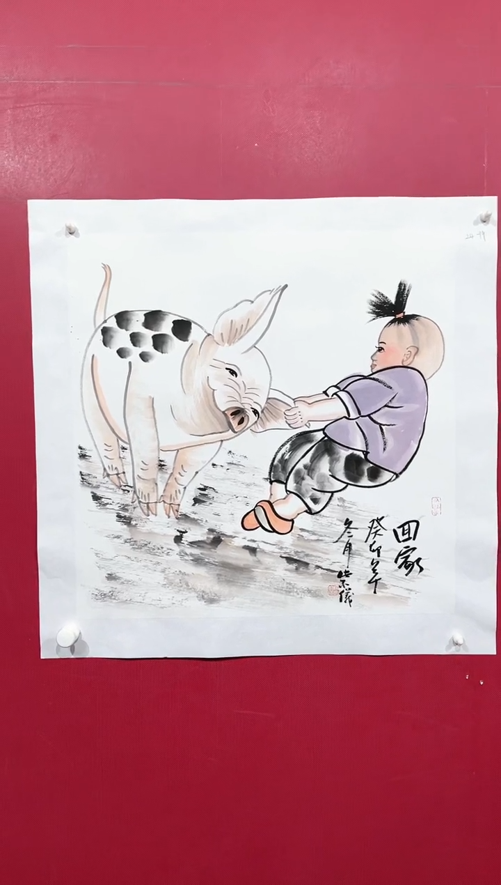 【闪购商品】绘画15林紫仪绘画作品50*50