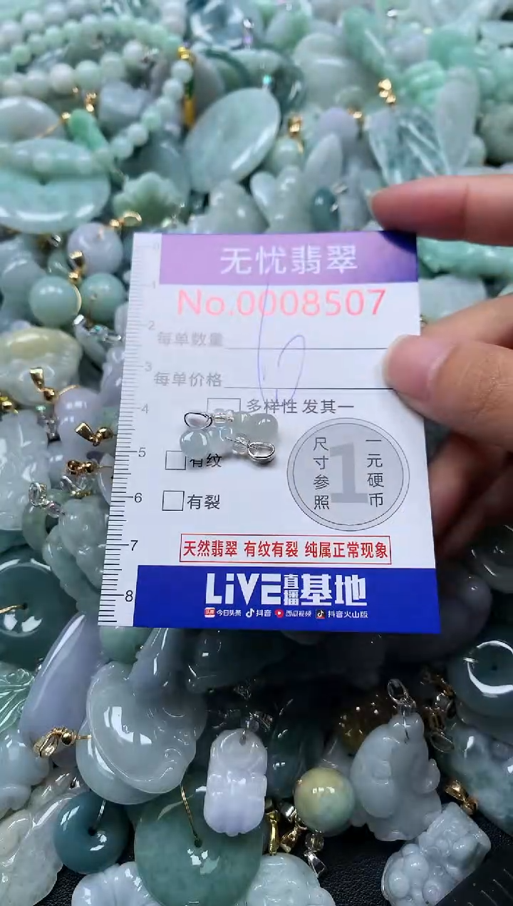 颈饰未镶嵌翡翠8507