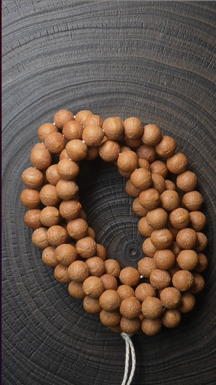 手串凤眼菩提1号尼泊尔凤眼108长串12mm