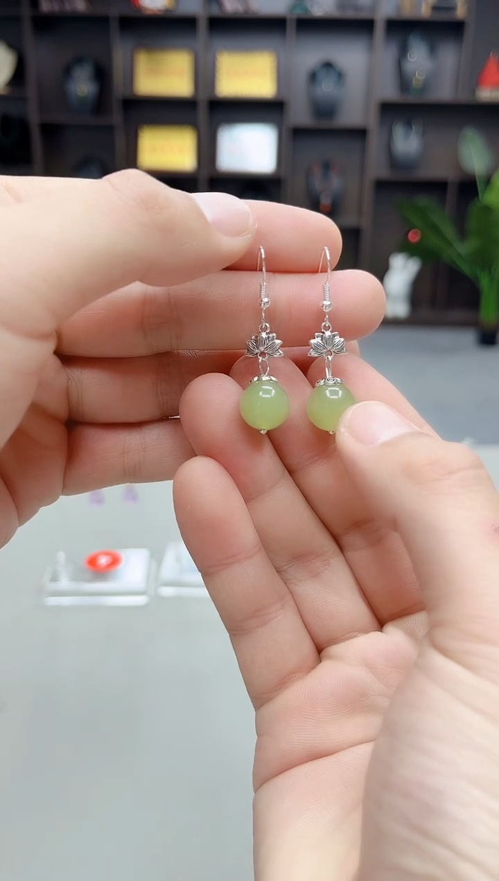未镶嵌东陵石耳饰427000