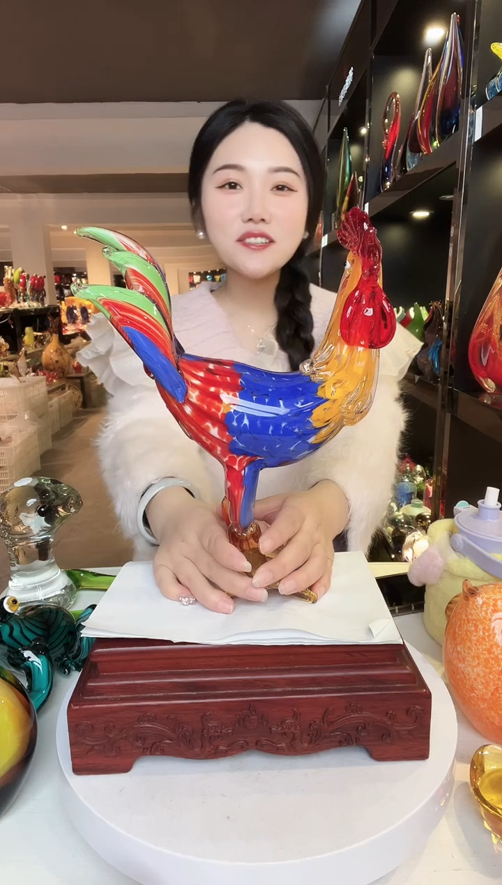 【闪购商品】茶盏琉璃摆件家居摆件