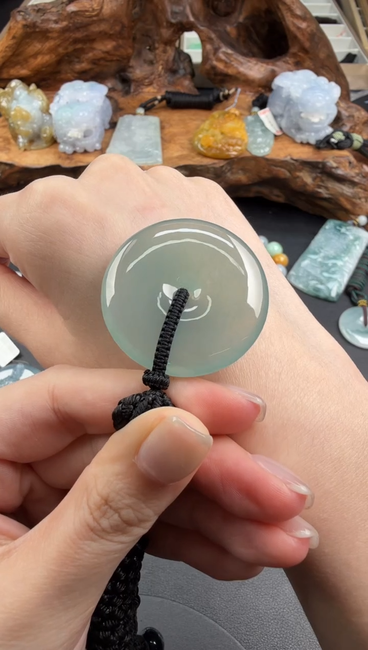 吊坠(不含链)未镶嵌翡翠翡翠饰品-243