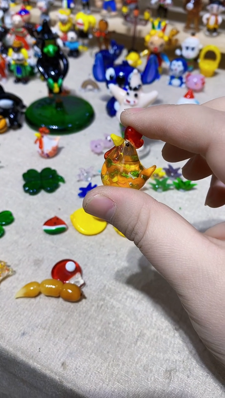 【闪购商品】琉璃手工艺品小鸡