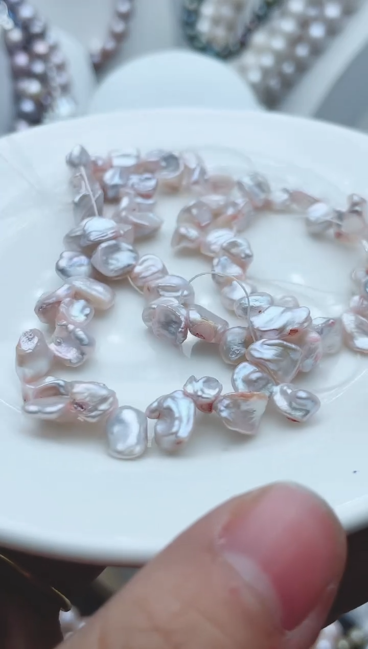 【闪购商品】淡水珍珠颈饰钛钢68