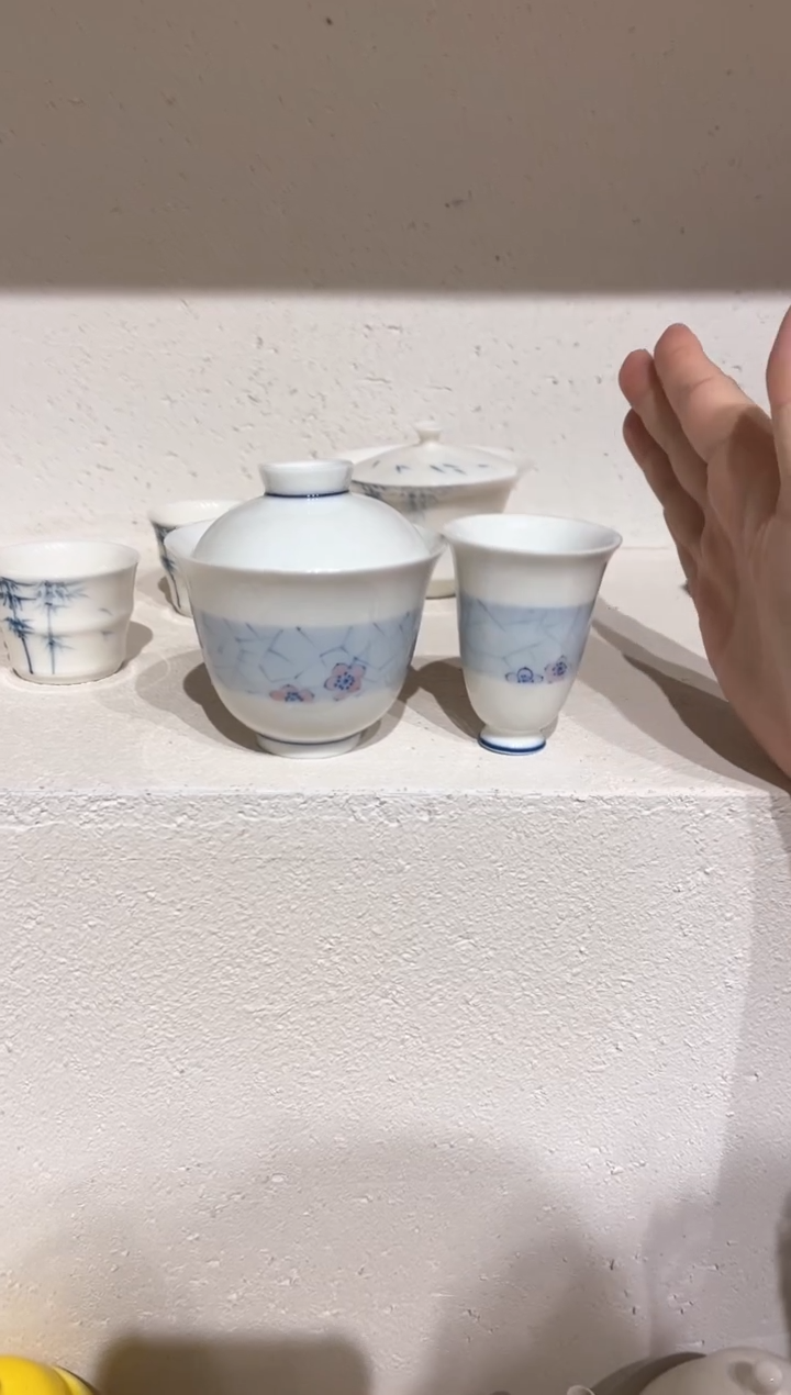 【闪购商品】玉泥-冰梅纹-小雅盖碗+杯