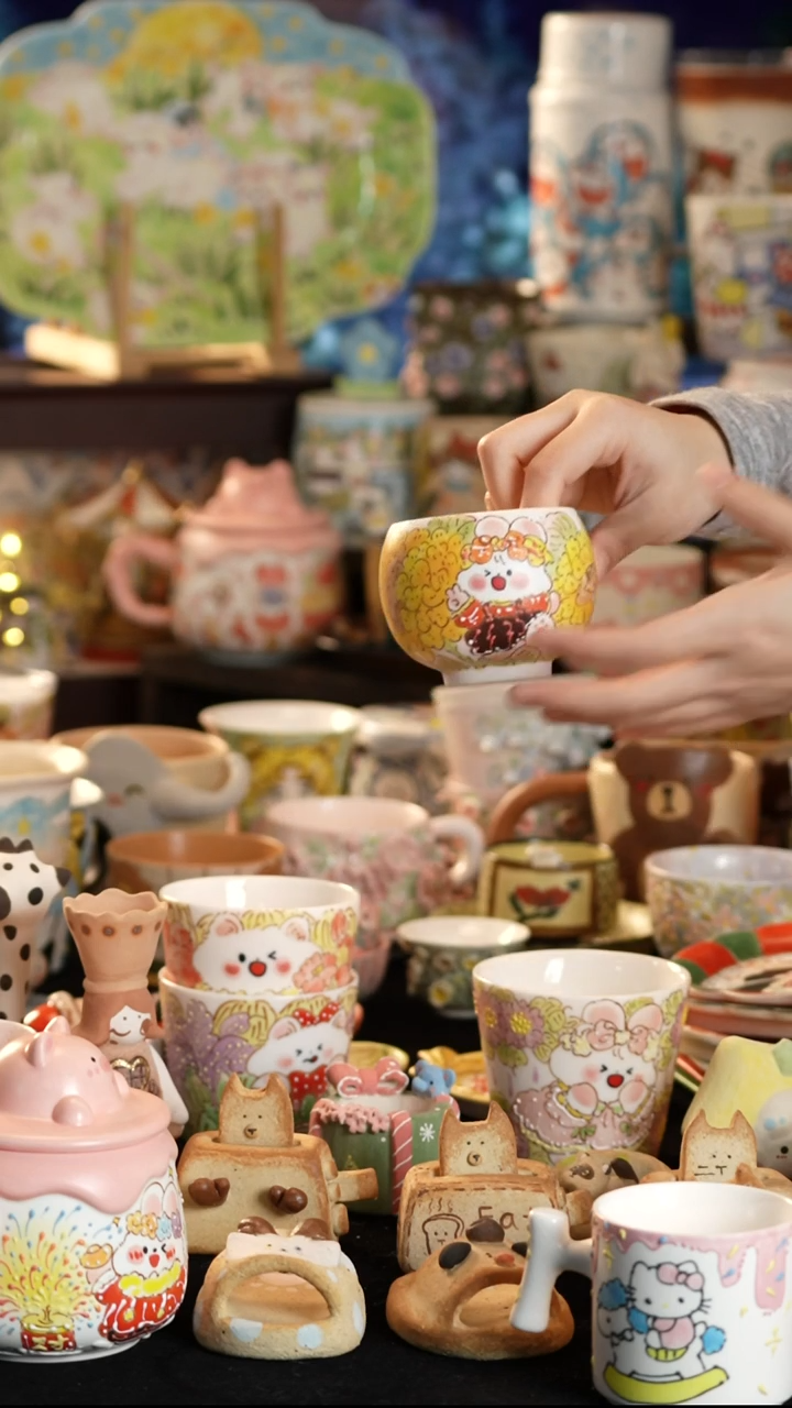 其他陶景德镇釉下彩手绘设计师款陶瓷