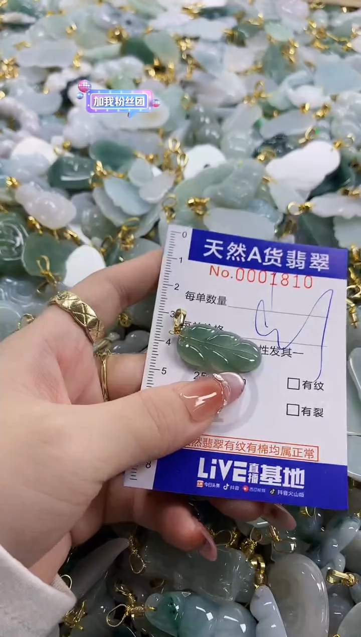 颈饰未镶嵌翡翠天然A货翡翠