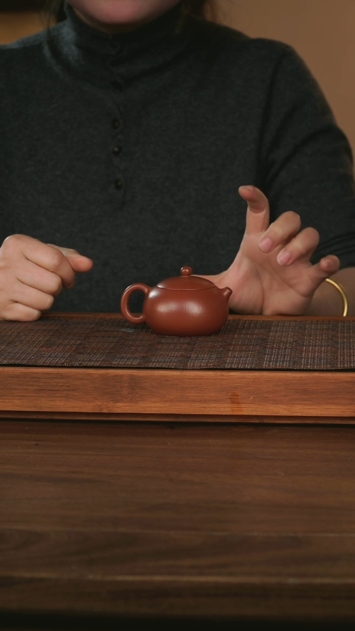 【闪购商品】紫砂茶壶 西施 朱泥 100cc