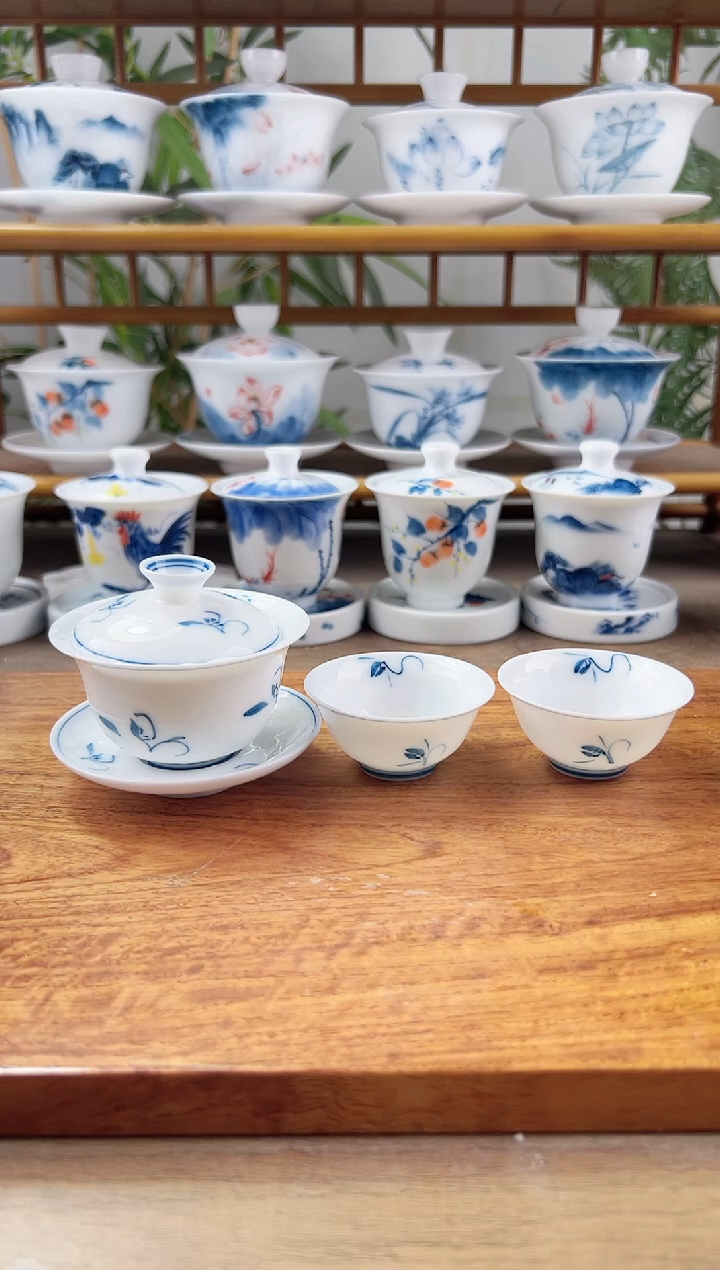 全品玉兰80ml三才+小玉兰杯2个