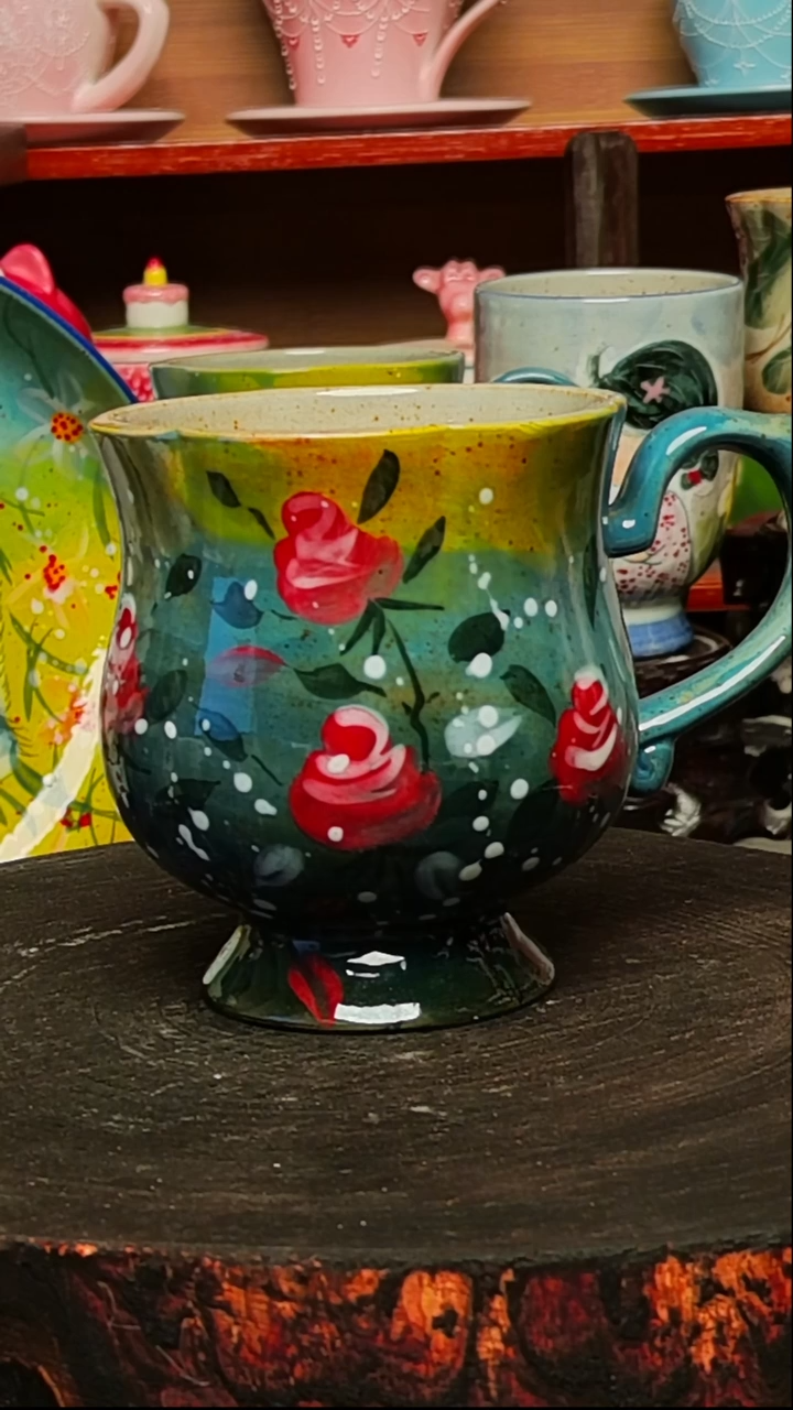 摆件陶景德镇高温创意陶瓷有瑕