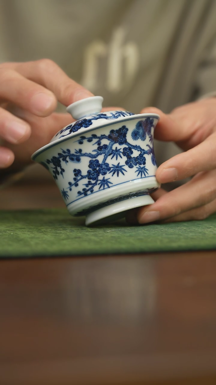 【闪购商品】杯柴窑青花破价福利