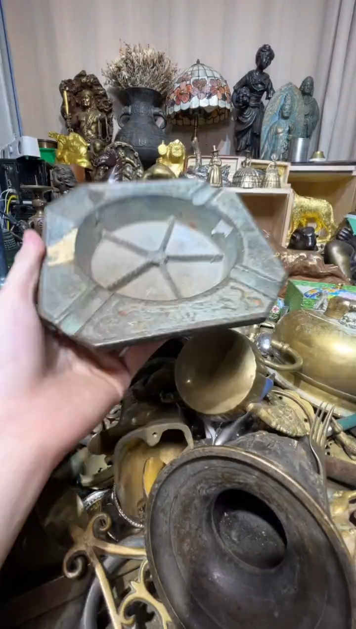 茶盏大阪回流商品铜器摆件60