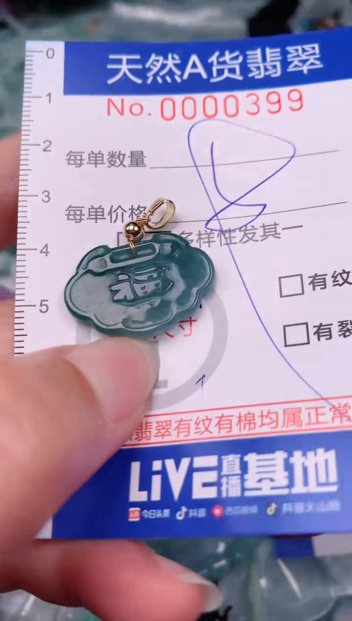 【闪购商品】翡翠颈饰未镶嵌00000399