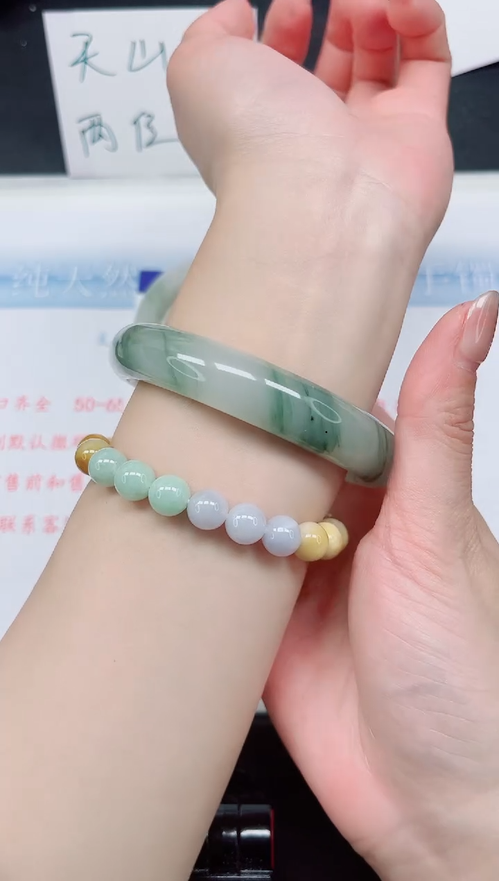 【闪购商品】石英质玉手镯未镶嵌193-64.3