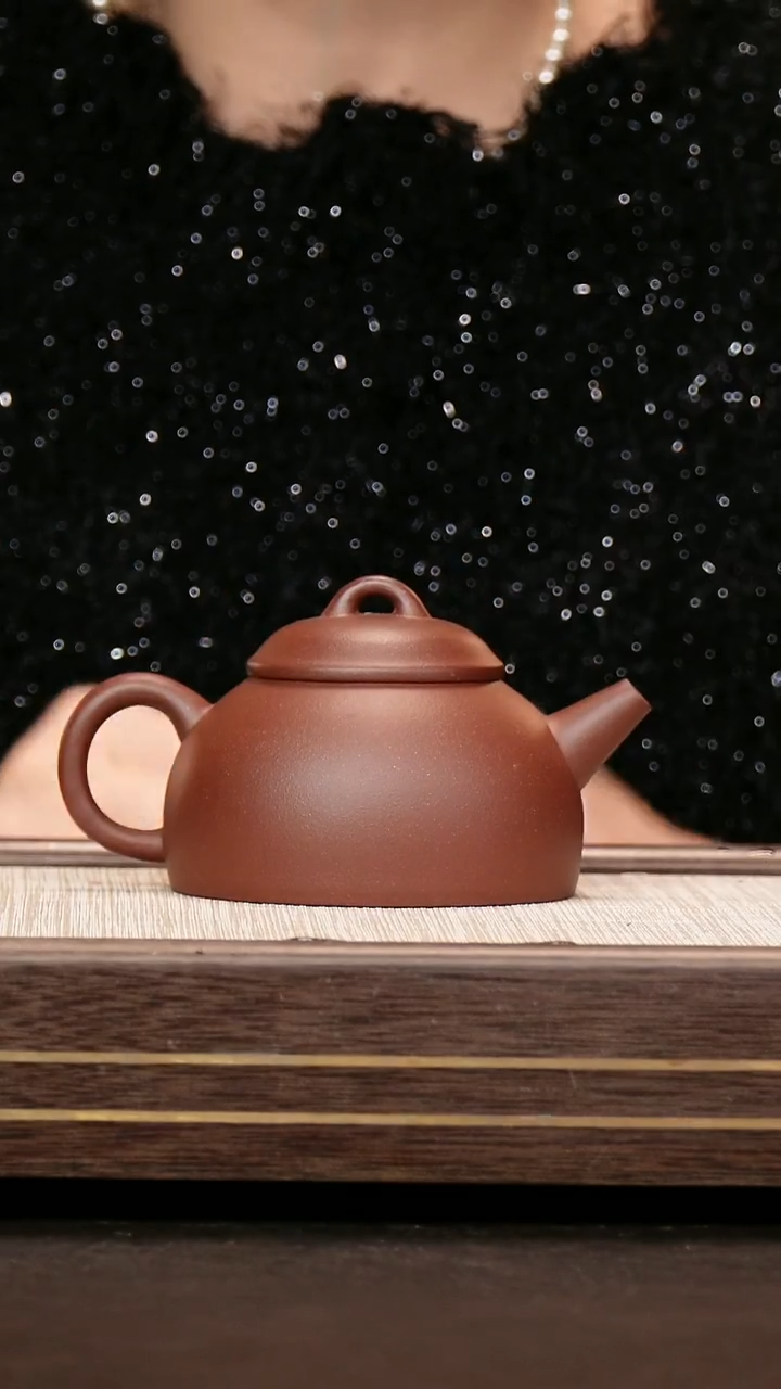 茶杯紫砂中槽清 百纳壶240cc