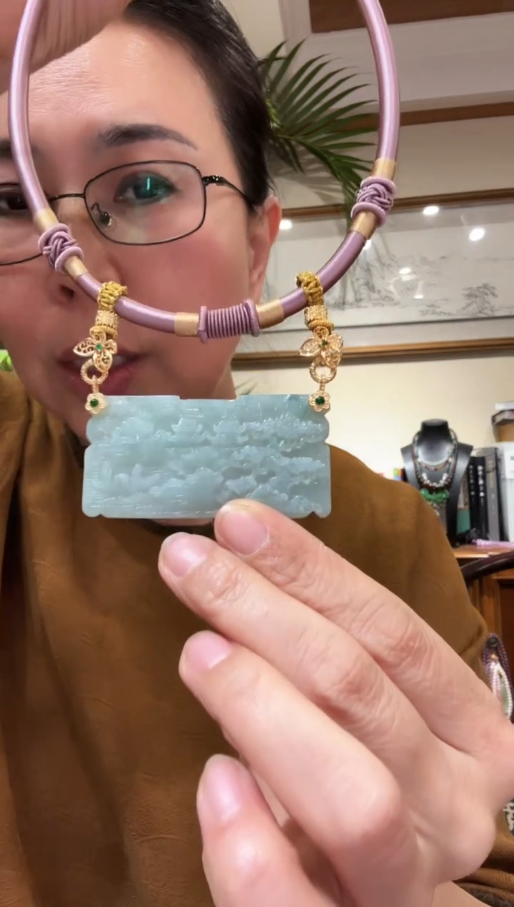 【闪购商品】翡翠颈饰未镶嵌国风