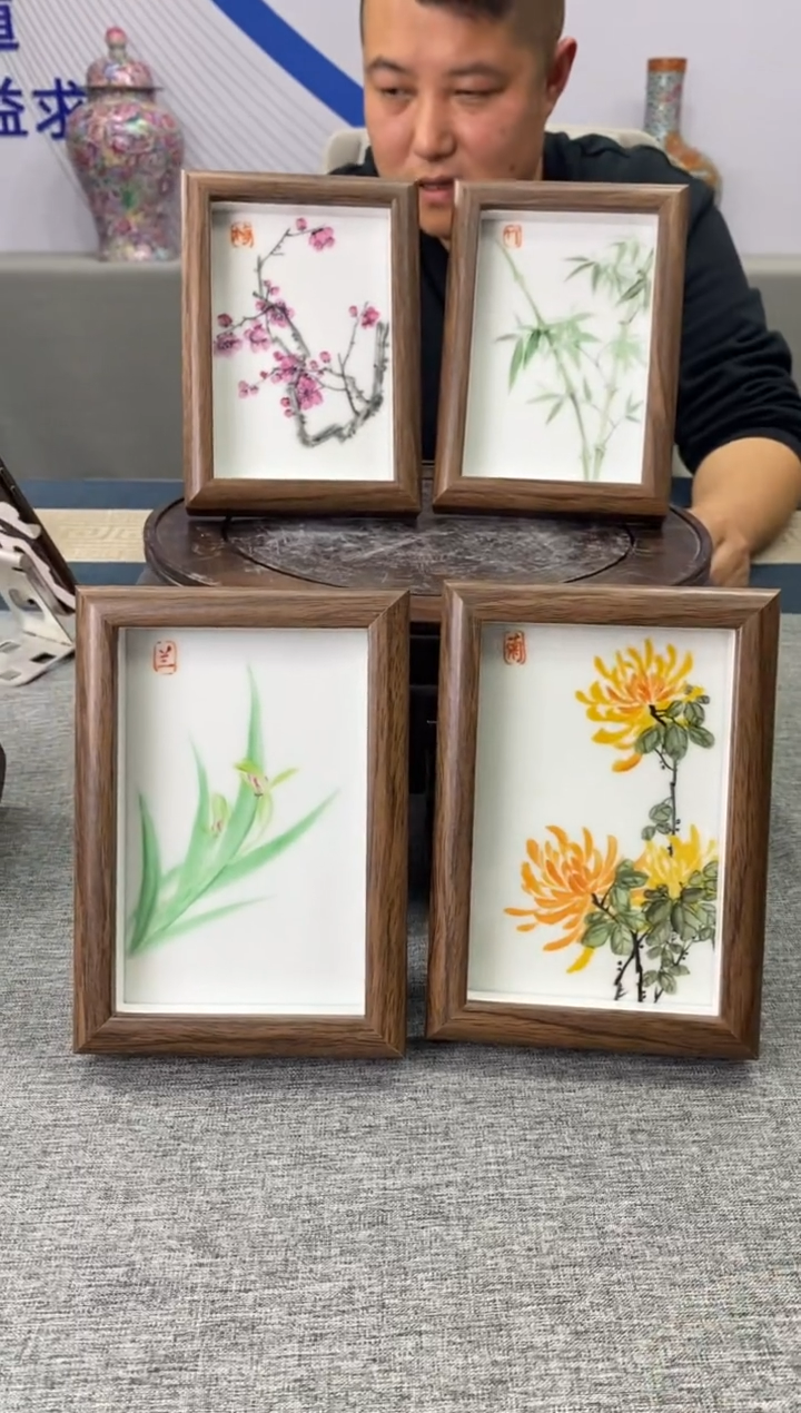 【闪购商品】摆件f214景德镇瓷器一套