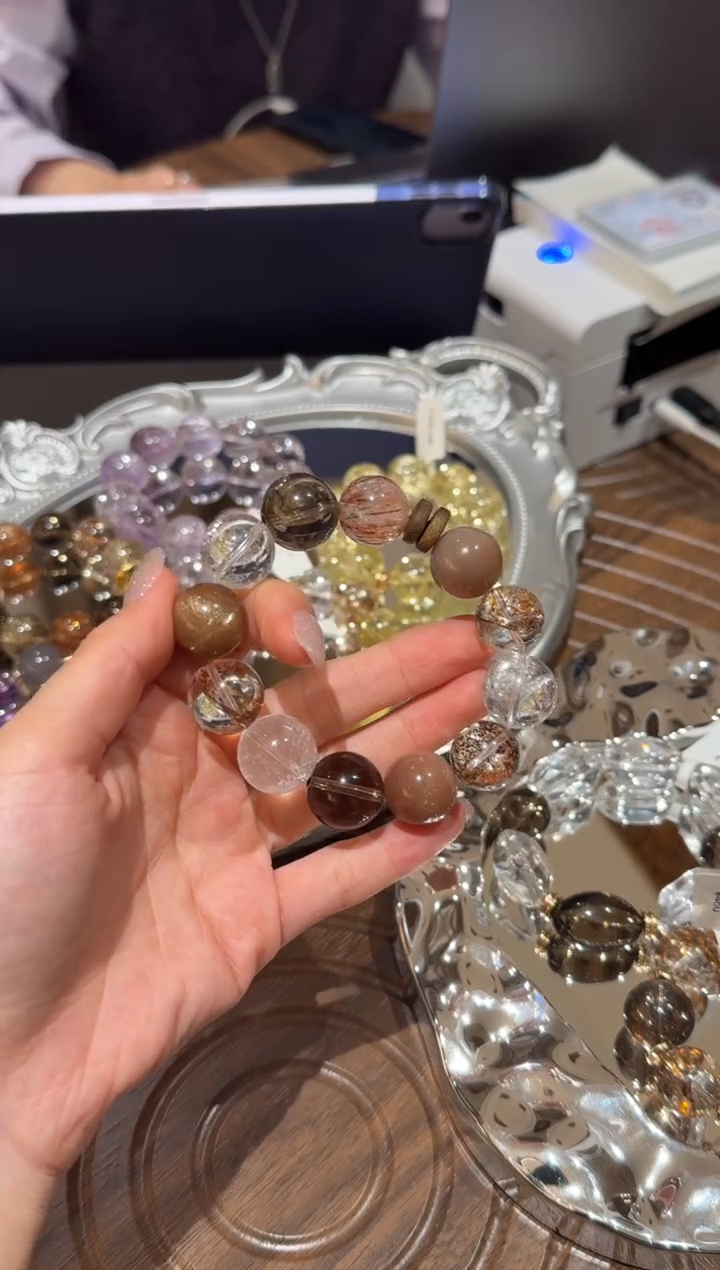 未镶嵌手串水晶） 默认微瑕 多样性发货