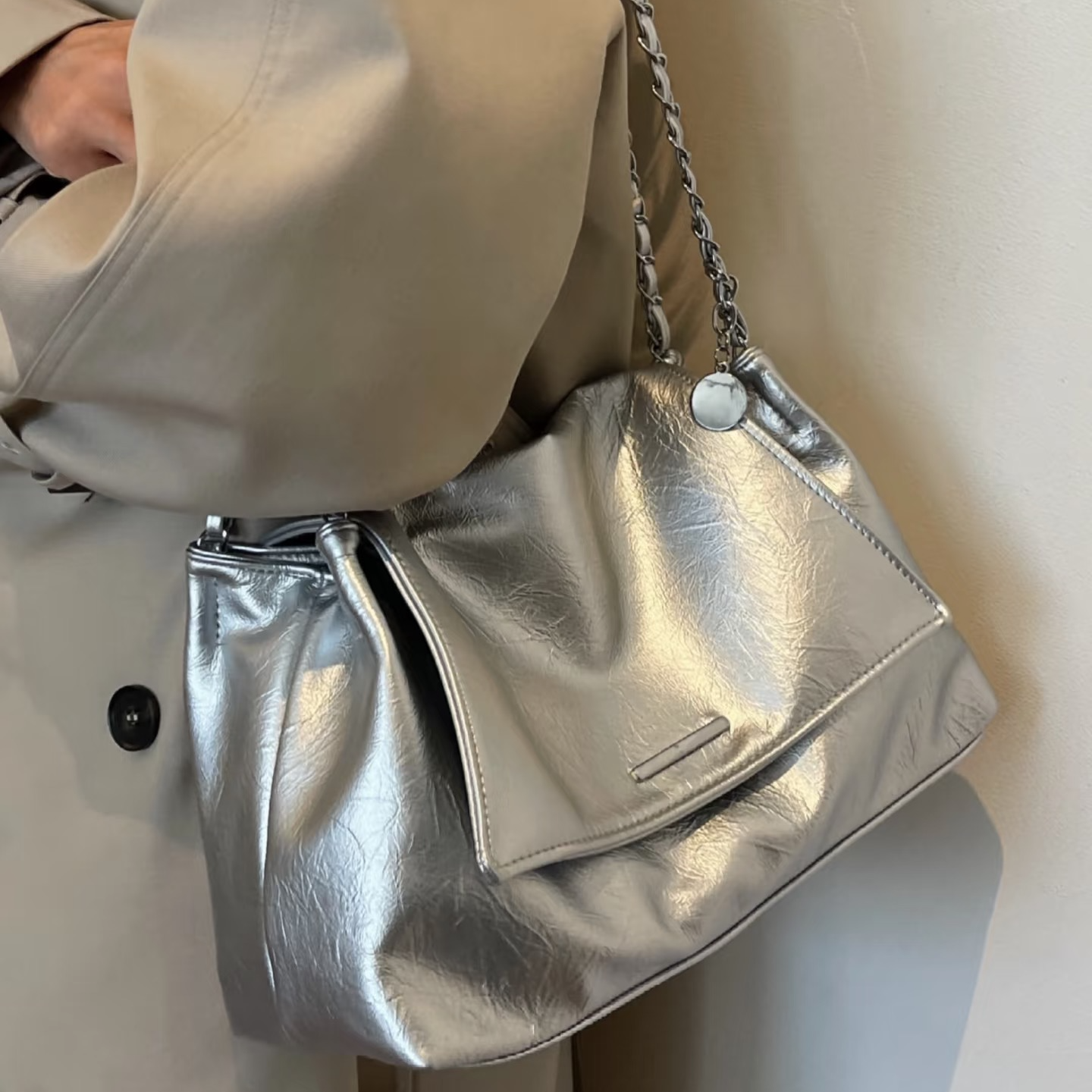 CC-Mollie25中号老花单肩斜挎手提包