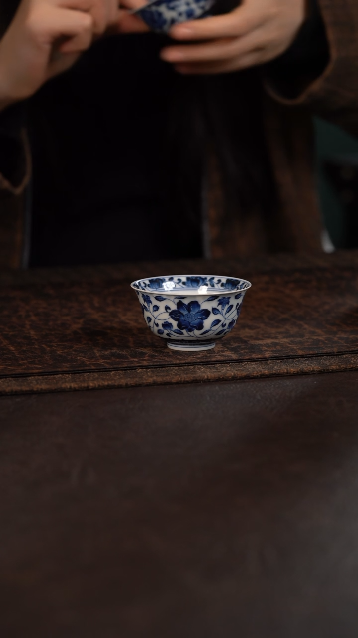 【闪购商品】杯洪印慕明石榴花撇口杯