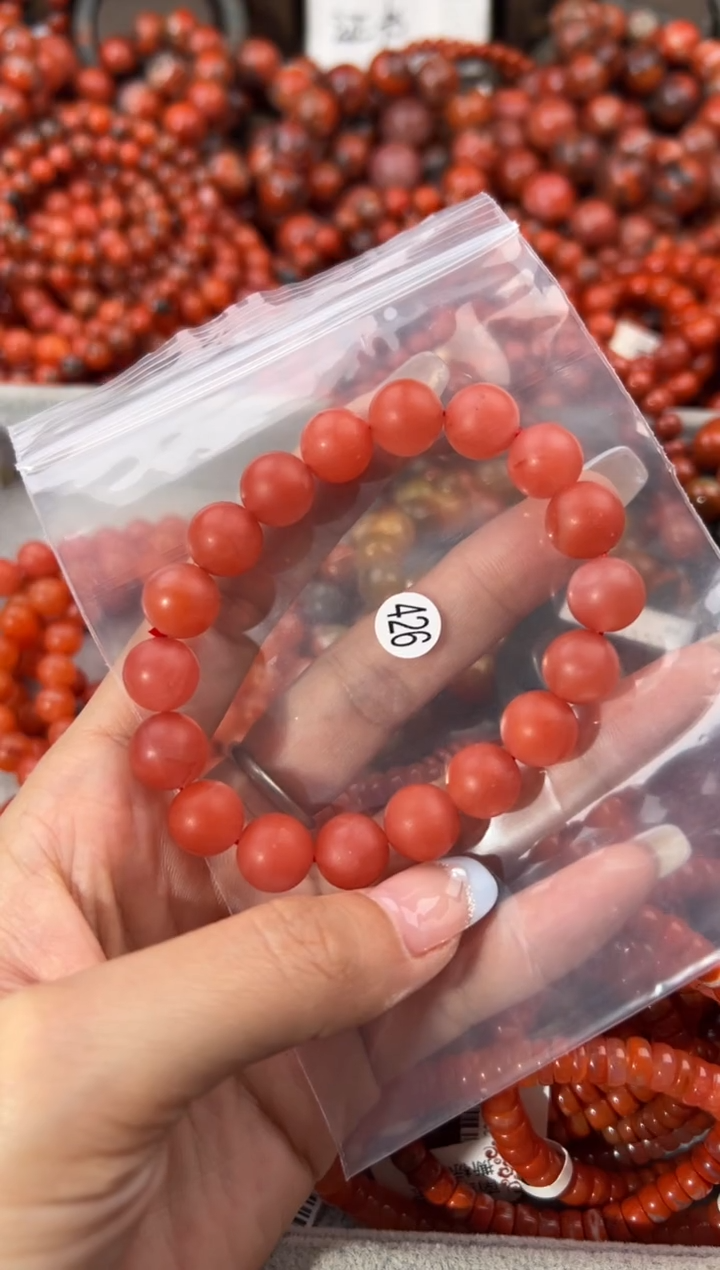 未镶嵌手串南红玛瑙11