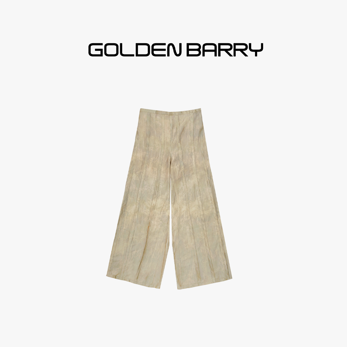 GOLDENBARRY【6.18】511074压褶阔腿及地长裤