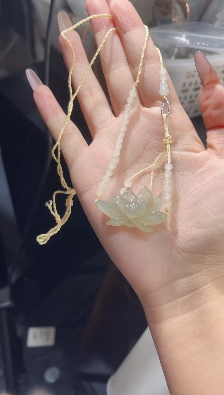 项链未镶嵌和田玉多样性发其一孤品默认微瑕