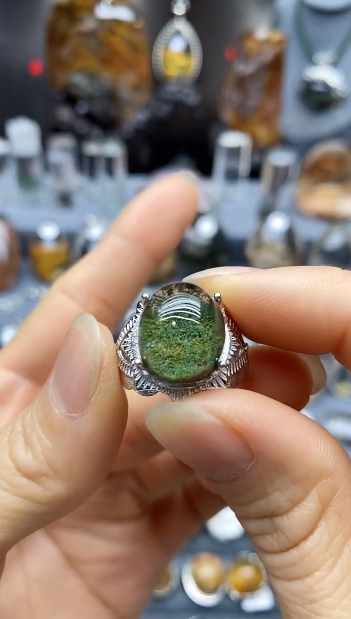 【闪购商品】水晶戒指银S925镶嵌水晶水晶