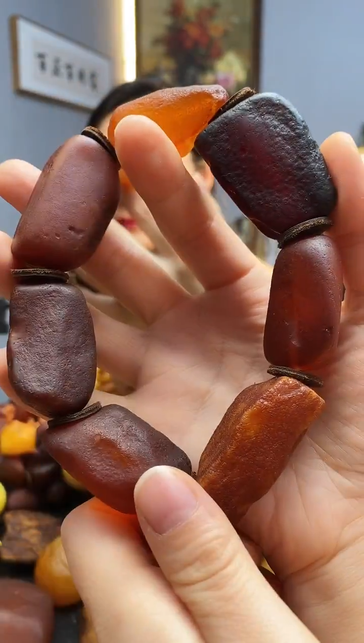 手链琥珀未镶嵌手串