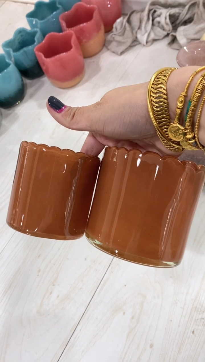 【闪购商品】琉璃慕忆家花瓶一对