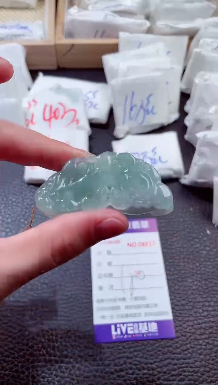 翡翠未镶嵌颈饰00008817