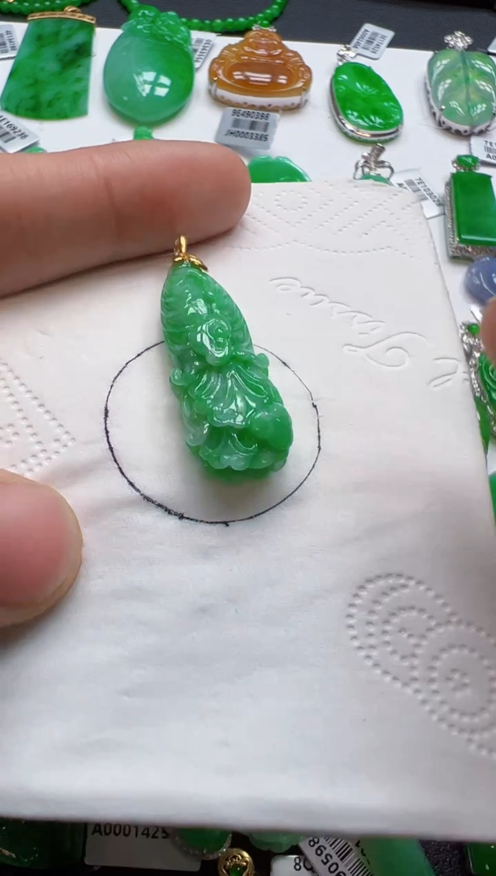 【闪购商品】定制翡翠18K金镶嵌550元