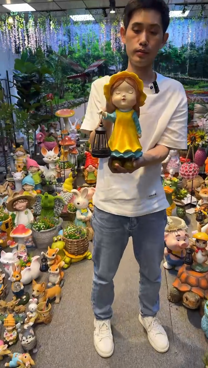 无花朵花园庭院摆件&00&