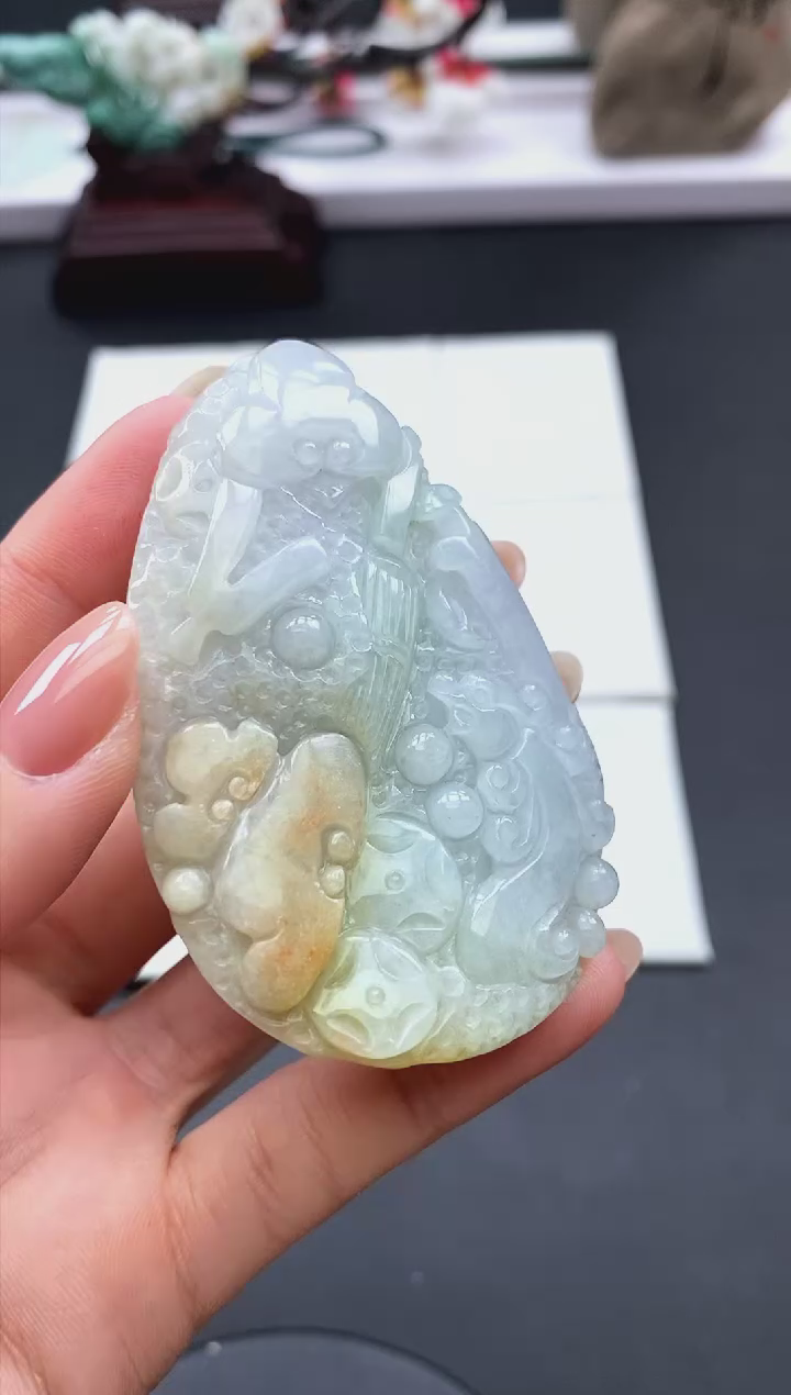 【闪购商品】翡翠颈饰未镶嵌天然缅甸A货翡翠