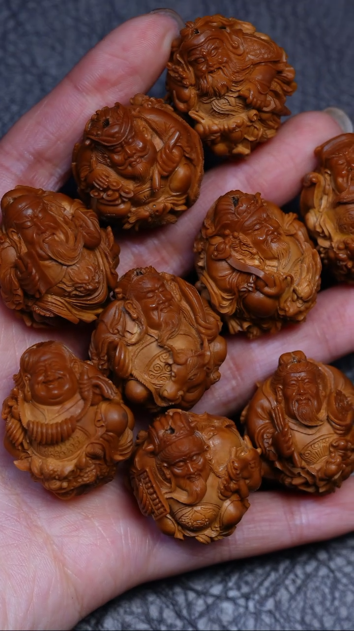 【闪购商品】橄榄核手串/手链宋水官九路财神