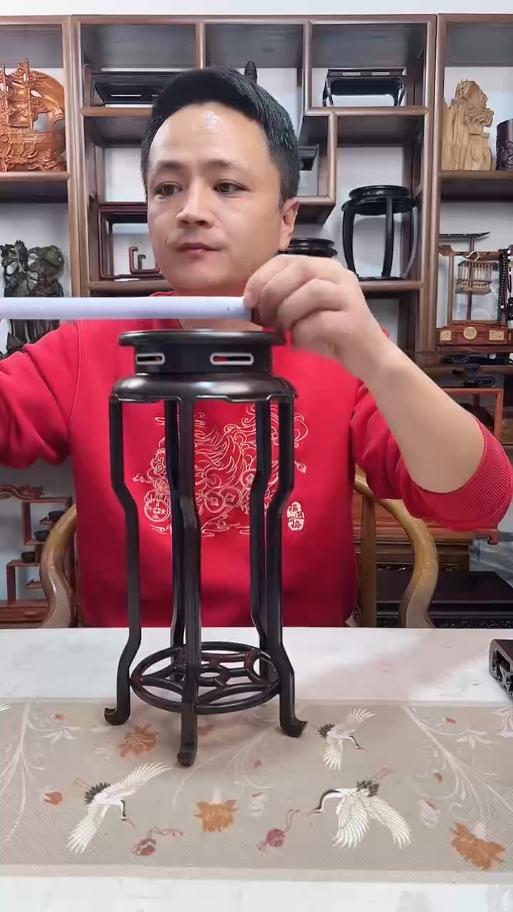 【闪购商品】东非黑黄檀（紫光檀）内径11.5高30