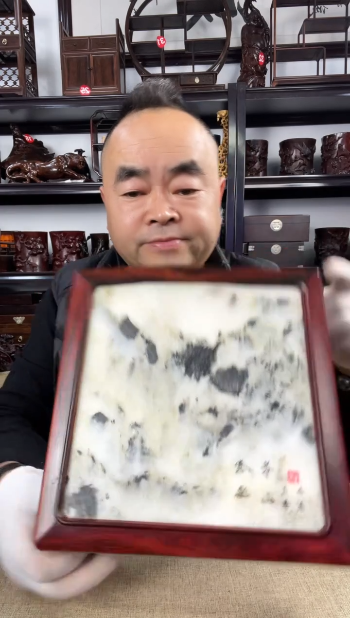 木老李红木工艺品811瑕疵