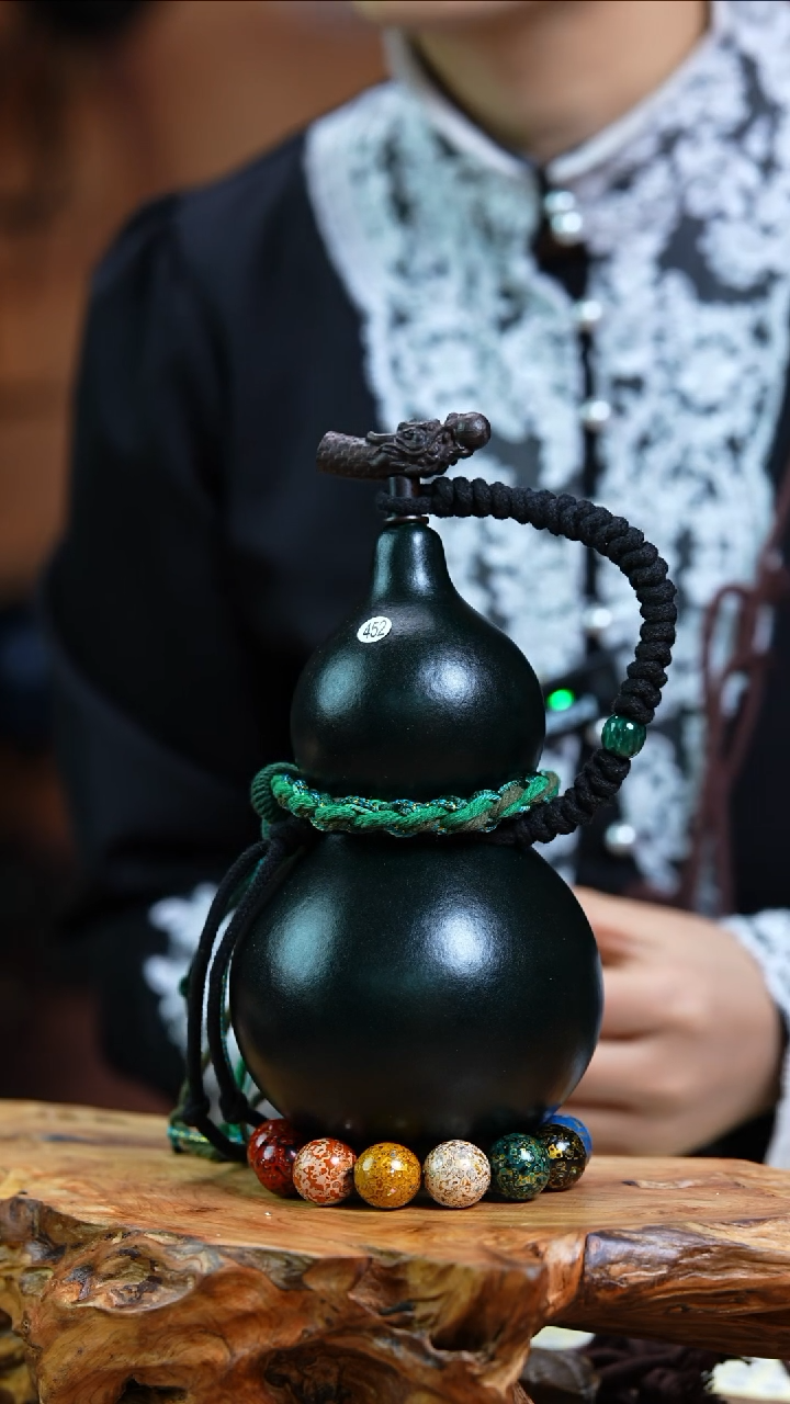 【闪购商品】452—光岳葫天然大漆酒葫芦不含漆珠