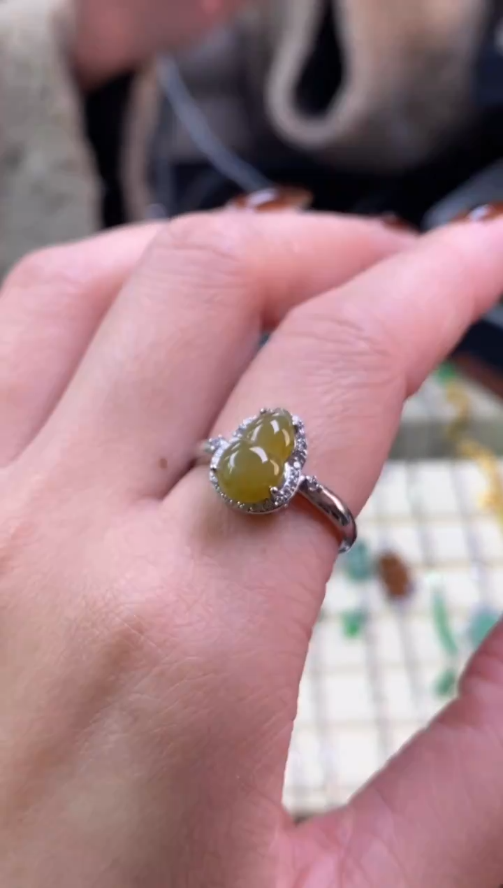 颈饰银S925镶嵌翡翠净货18390