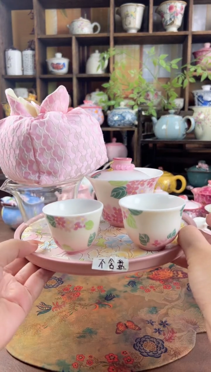 羊脂玉盖碗+包包 不含盘的