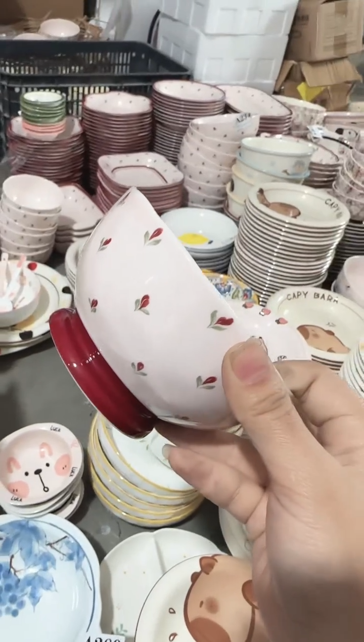 【5寸★4个】黑点针眼属正常陶瓷都有介意慎拍微瑕破损包赔