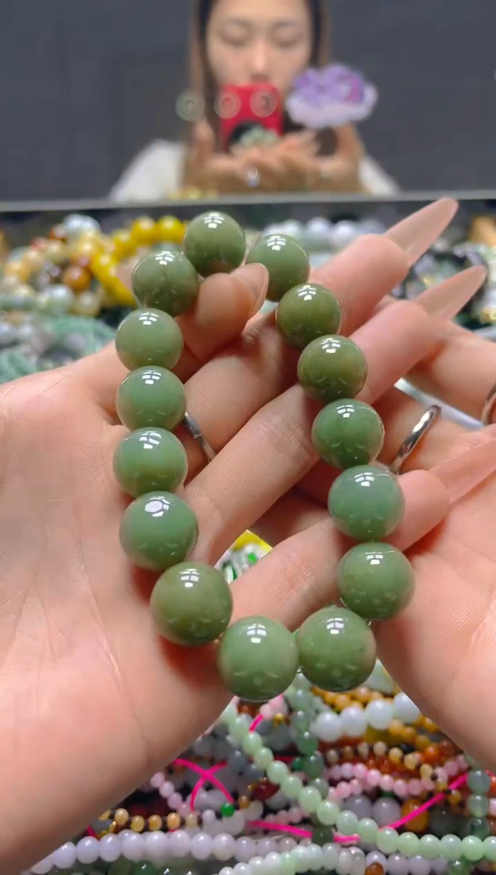 颈饰未镶嵌翡翠13MM