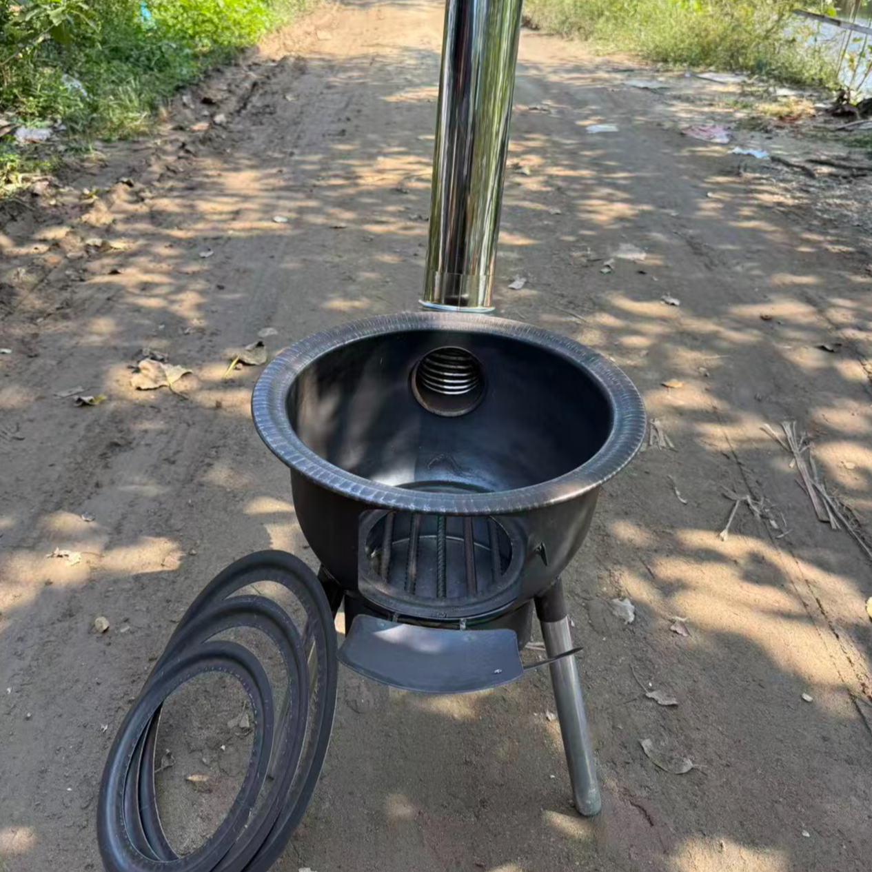 柴火炉升级款加厚便携一体农村家用烧木柴无烟多功能地锅灶台