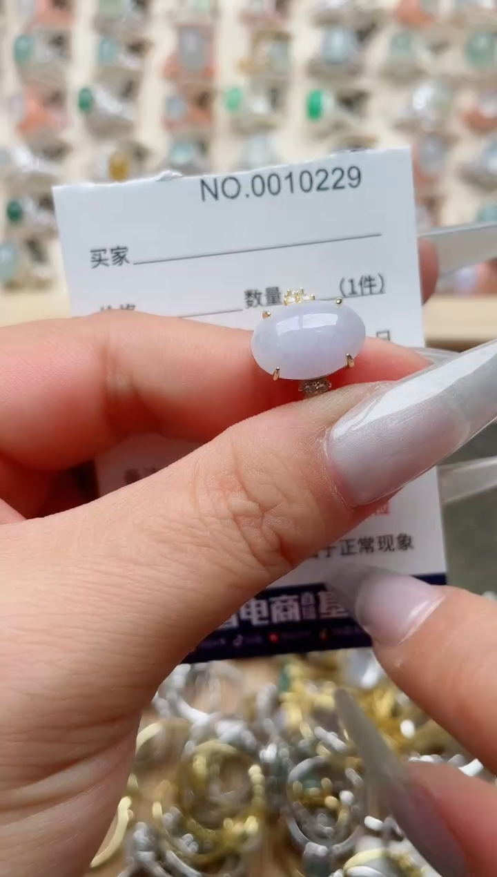 【闪购商品】翡翠戒指银S925镶嵌·