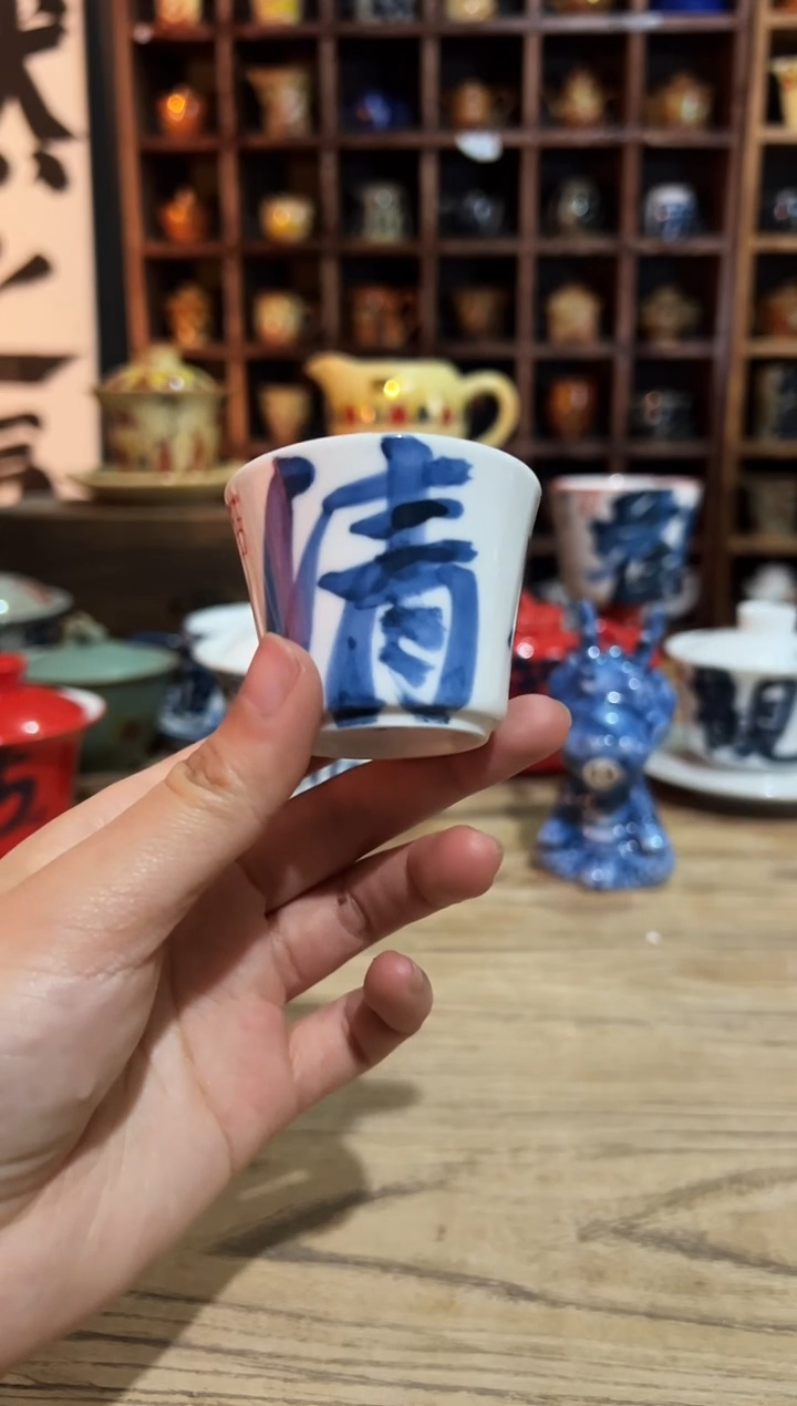 【闪购商品】观云听雨原创手绘茶具