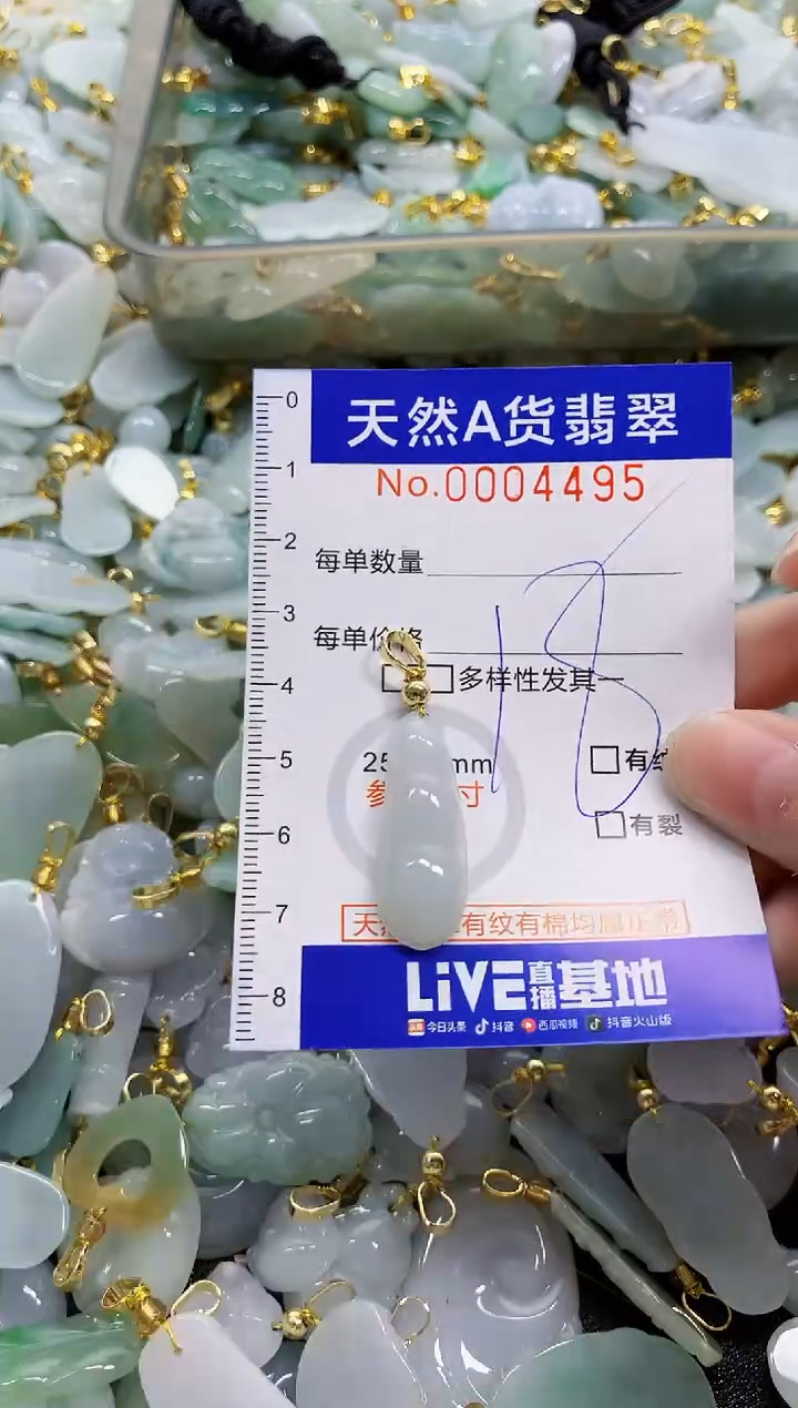 颈饰未镶嵌翡翠天然A货翡翠